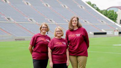 Undergraduate Admissions, Lane Stadium, Blacksburg, VA. Fall 2021